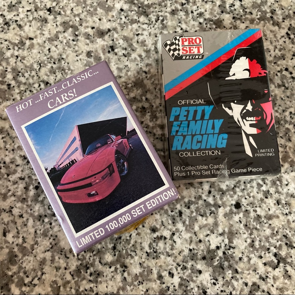 Collectible Racing Card Decks (2)